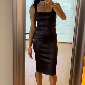 Dolce Gabbana satin cocktail dress size 40